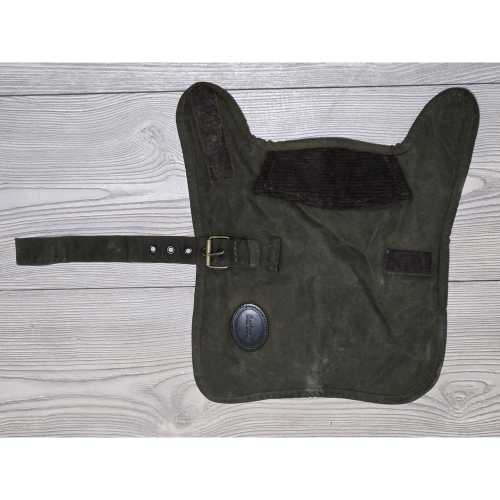 Barbour Wax Dog Coat - Waterproof Olive Green - 100% Cotton - Size XS